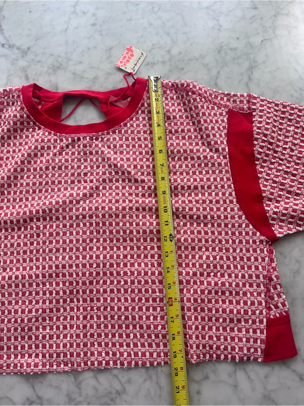 NWT FP Movement by Free People My Time Textured Layer Victory Red Size XS - Picture 7 of 16